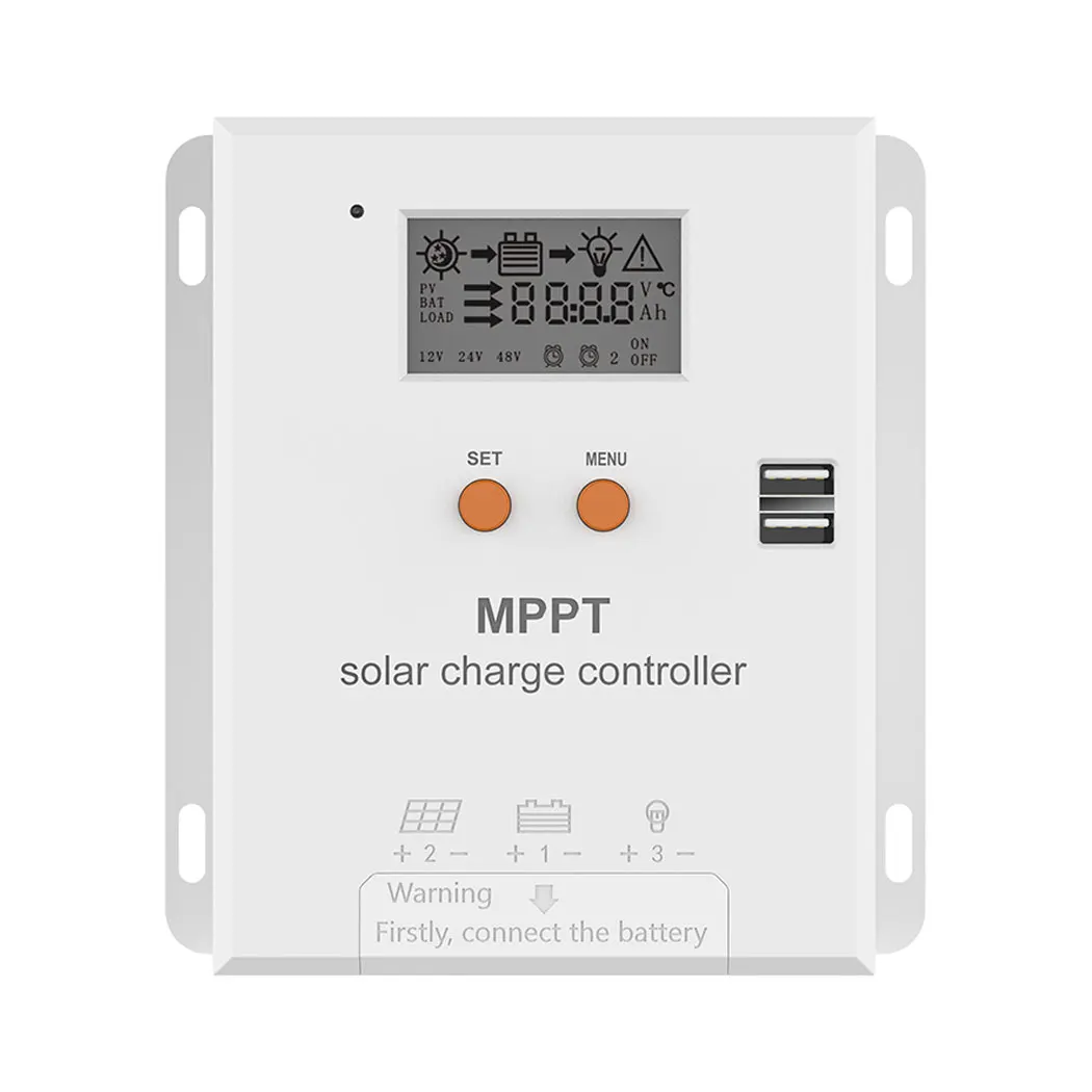 Y&H MPPT Solar Charge Controller 12V 24V Solar Plate Controller 20A Charge Regulator Usb Solar Tracking Follower Support Lithium