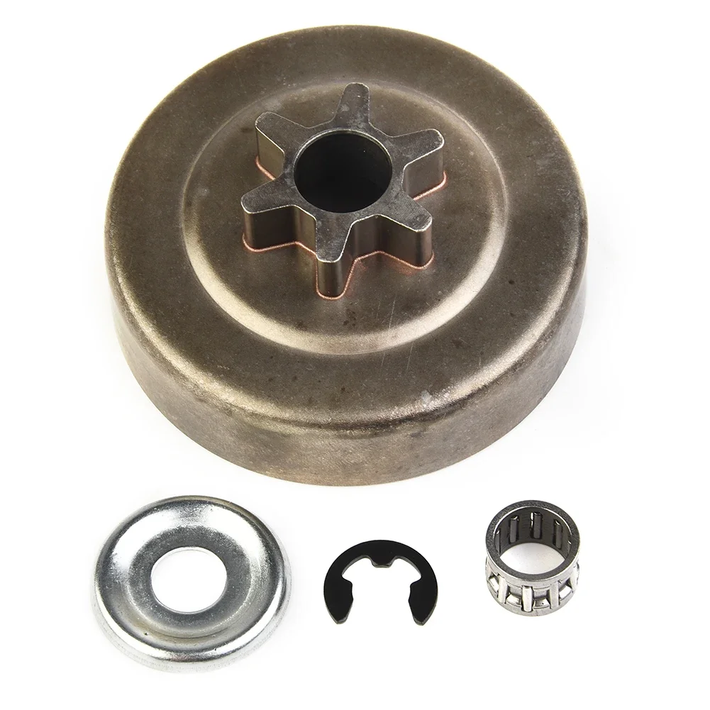 Tool Needle Bearing Washer Replacement Clutch Drum Sprocket Fitting Chainsaw 3/8" 6T For STIHL MS170 180 E-Clip