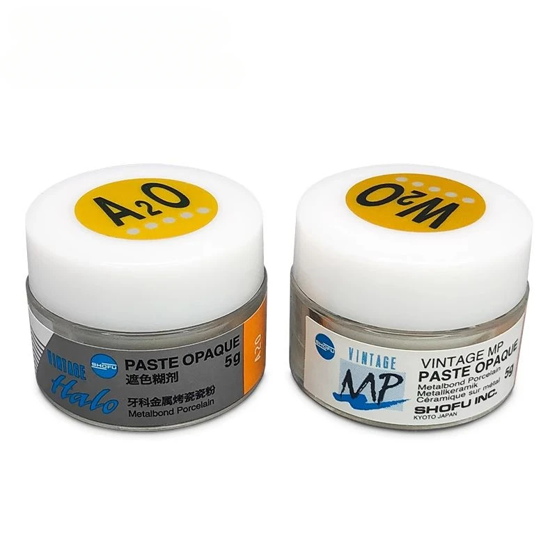 5g/Bottle Dental vintage halo MP PASTE OPAQUE Metal Porcelain Paste Opaque Dentisty Material A1O-D4O Metal Porcelain