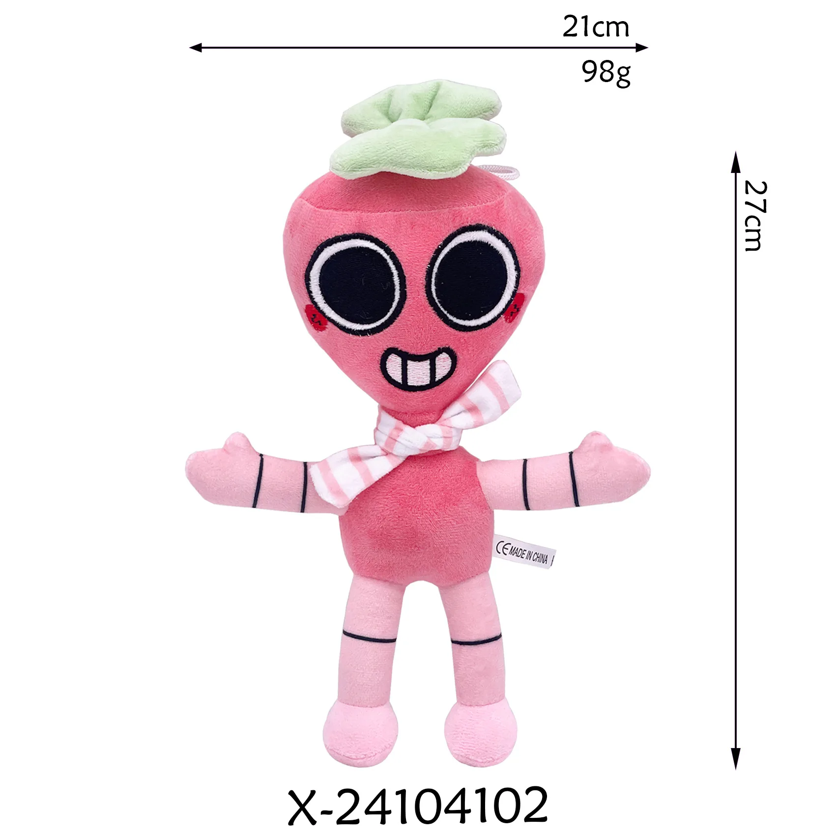 Dandy's World peluche lindo Dandy World chatarra relleno juego de terror Goob Pebble Plushie almohada suave muñeca niños regalos muñeca