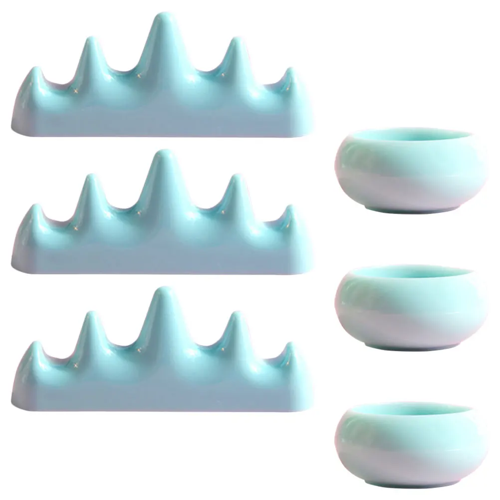 

Nail Art Brush Cup Rest Washing Cups Manicure Tools Plastic Holder Supplies Creative Durable Practical Lightweight Portable