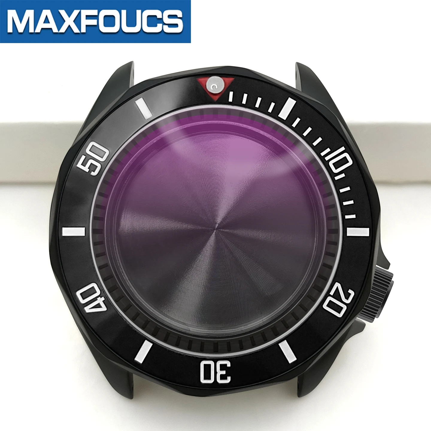 Sea/Master SKX 3.8 Uhrengehäuse-Set, schwarz matt, passend für NH35/NH36/NH34 MOD-Uhrengehäuse, Teile, Saphirkrone, individuelles Zubehör – Detail 17