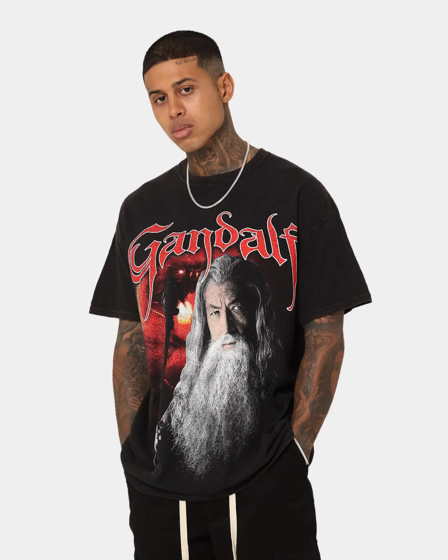 The Lord of The Rings Gandalf Vintage Graphic T-Shirt Cotton Men Women Streetwear Tee