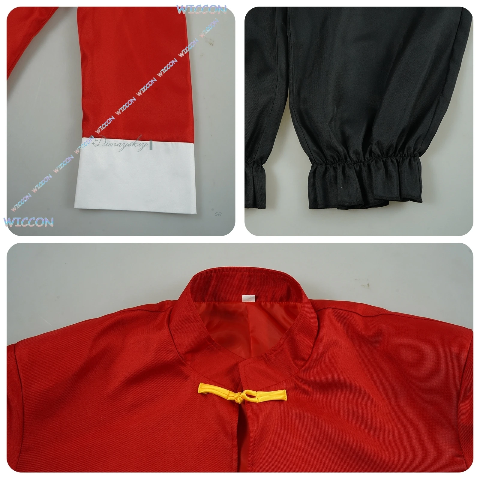 Anime Ranma 1/2 Rolle Spielen YesOk/Ranma Akane Chinesischen Stil Rote Uniform Cosplay Kostüm Outfits Halloween Karneval Party Für männer W