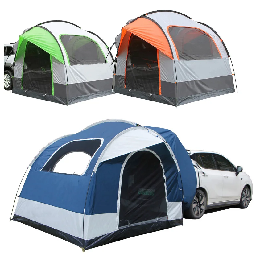 Outdoor gear portable foldable connectable tailgate canopy camping car rear tent suv van awning tent for camping