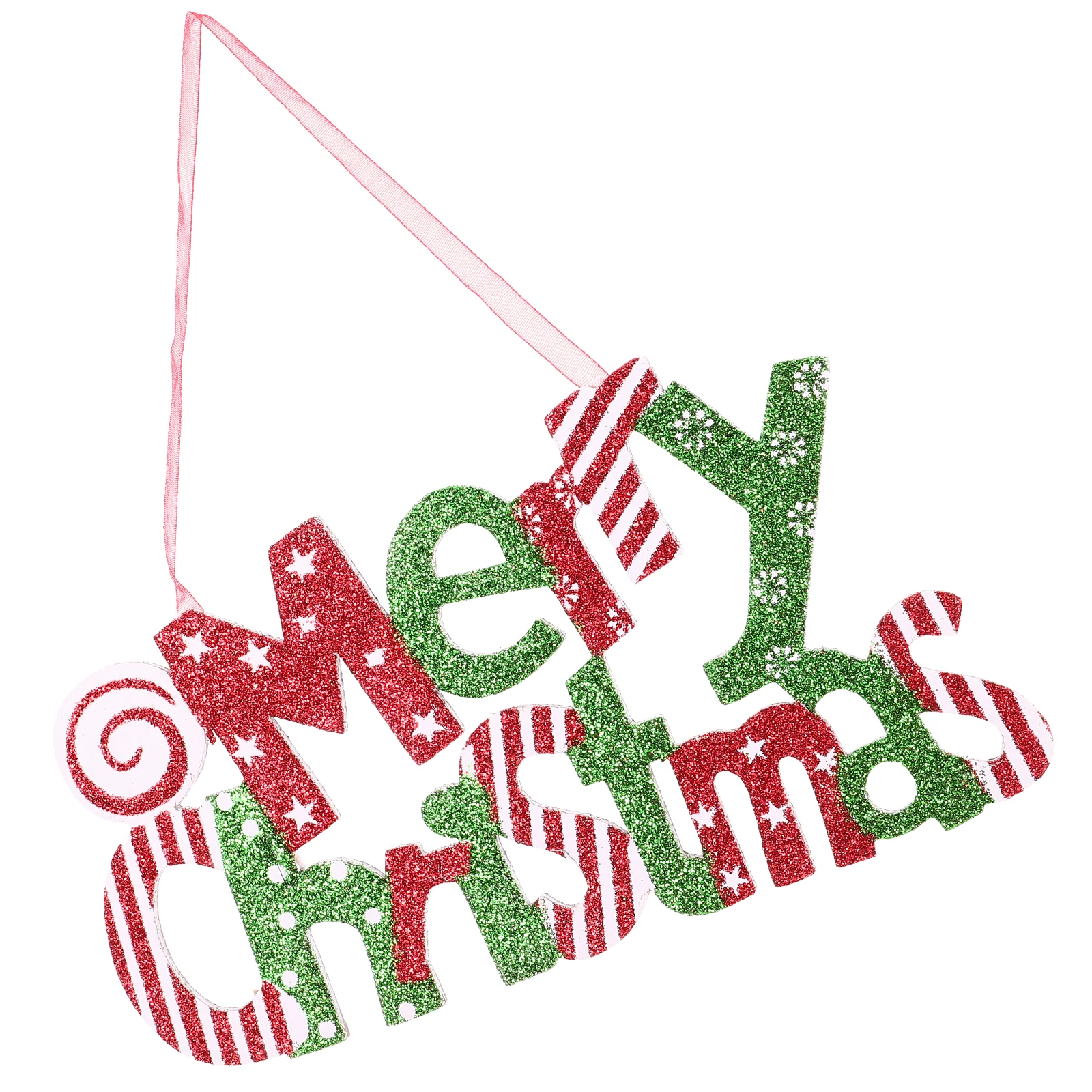 30 سنتيمتر احتفالي رسالة تسجيل زخرفة تألق عيد ميلاد سعيد ديكور للمنزل مكتب مكتب مكافحة مركز تسوق شجرة عيد الميلاد معلقة #5