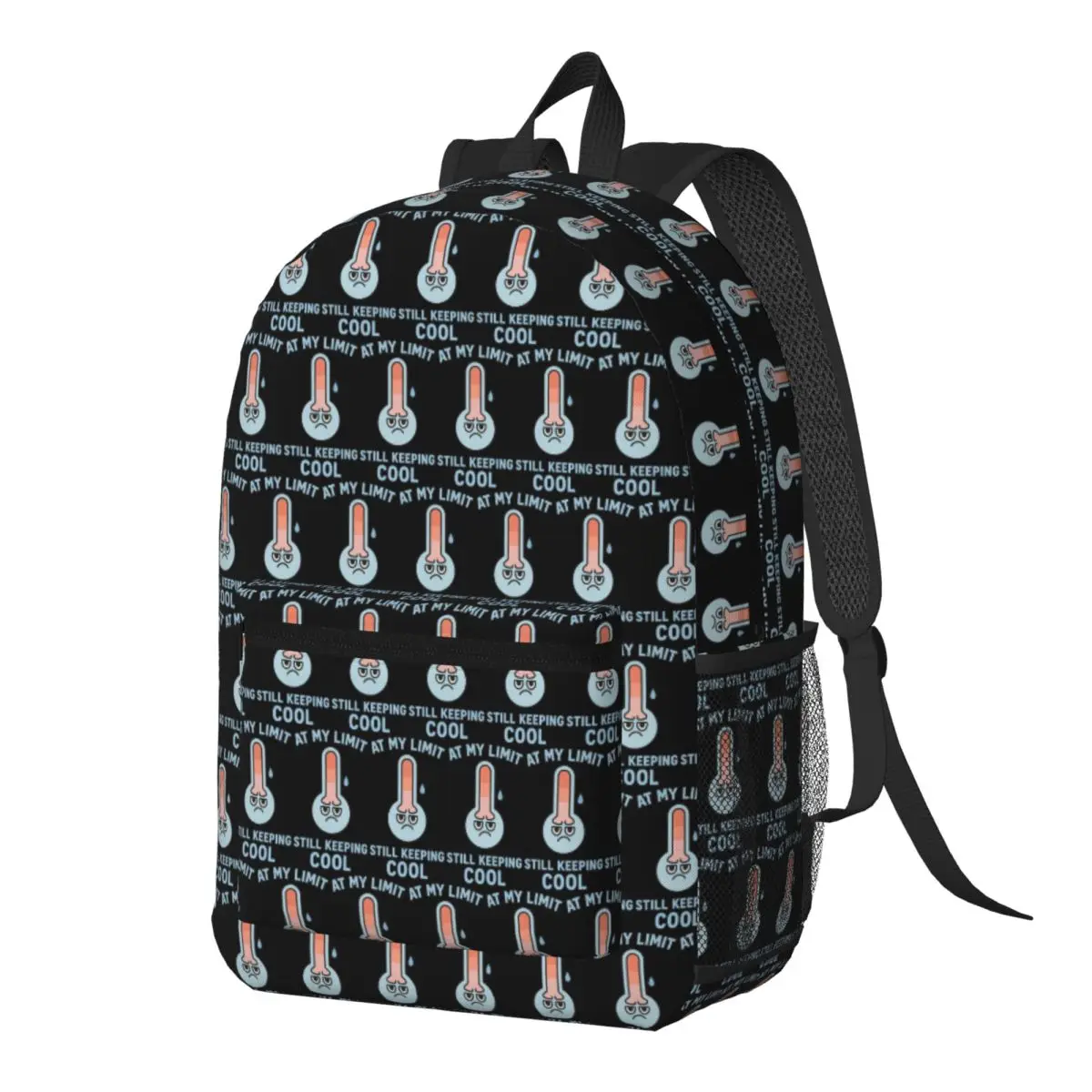 At My Limit Still Keeping Cool Thermometer Backpack Daypack Large Capacity Children BookBag School Bag Shoulder Bags Men Women