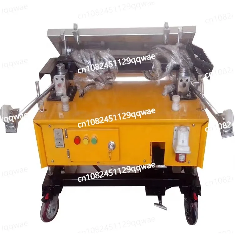 Fully automatic multi-functional portable cement concrete wall plaster with a maximum output capacity of 15 liters/minute