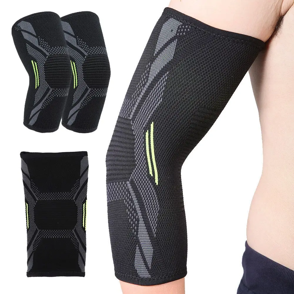 Sportswear Sports Safety Injury Protective Sport Sleeve Pad Elastic Bandage Elbow Brace Elbow Pads Arm Sleeve Arm Elbow Band