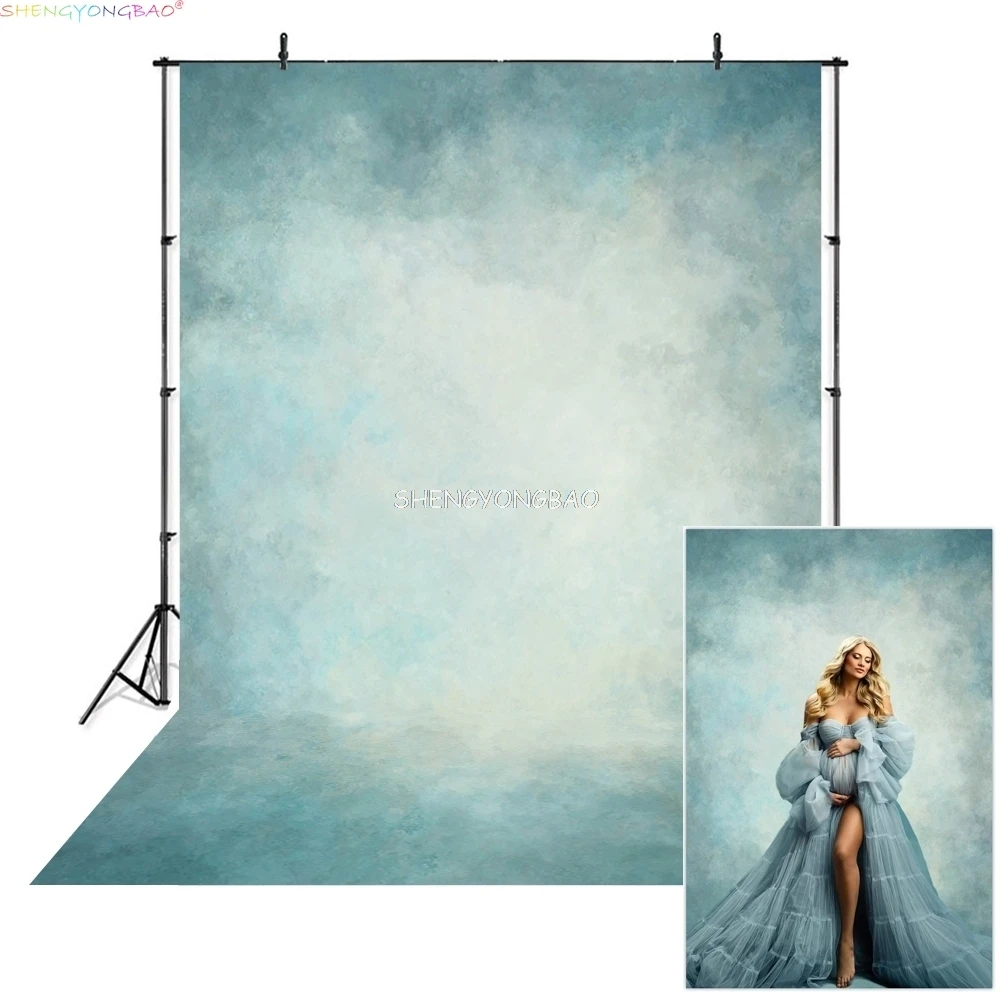 

Vintage Abstract Gradient Background Birthday Party Decoration Pregnant Flower Retro Portrait Family Photography Backdrop CM-07