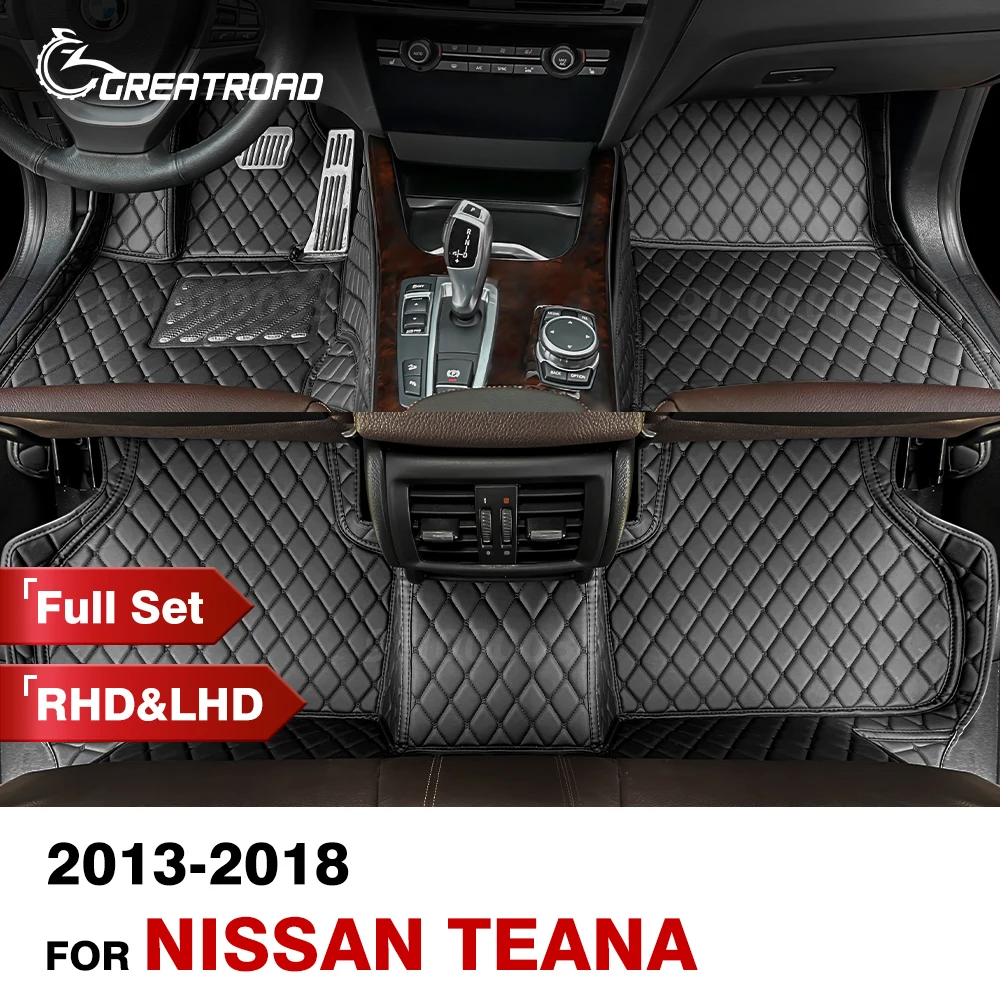 

Car Floor Mats For Nissan Teana 2013-2018 Custom Auto Foot Pads Carpet Cover Interior Accessories