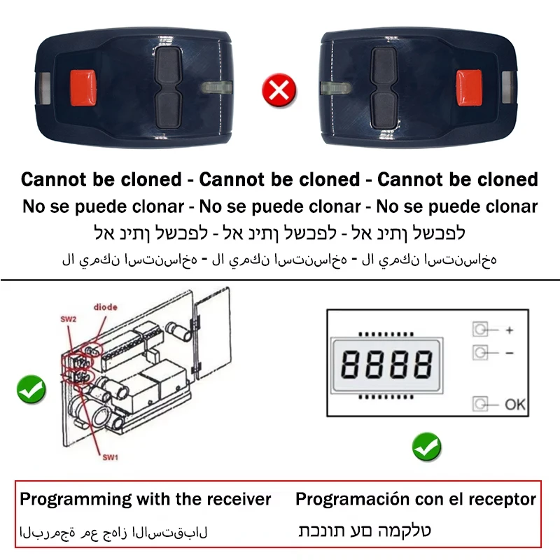 جديد آمن المتداول رمز التحكم عن بعد ل BFT MITTO 2 Clonix U-Link 433.92MHz بوابة التحكم عن بعد فتحت باب المرآب