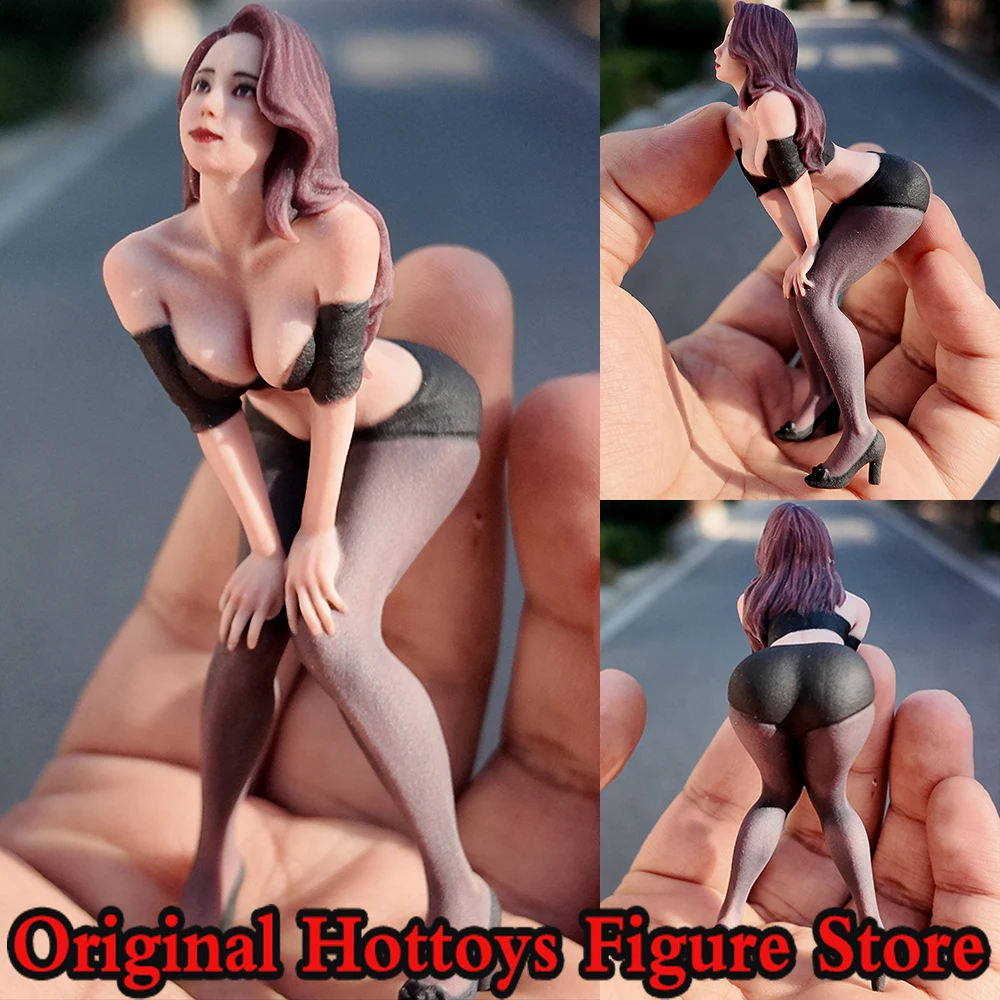

In Stock 1/16 Scale Female Soldier Workplace Style Curly Haired Beauty Mini Sculpture Full Set About 8cm Action Figure Model