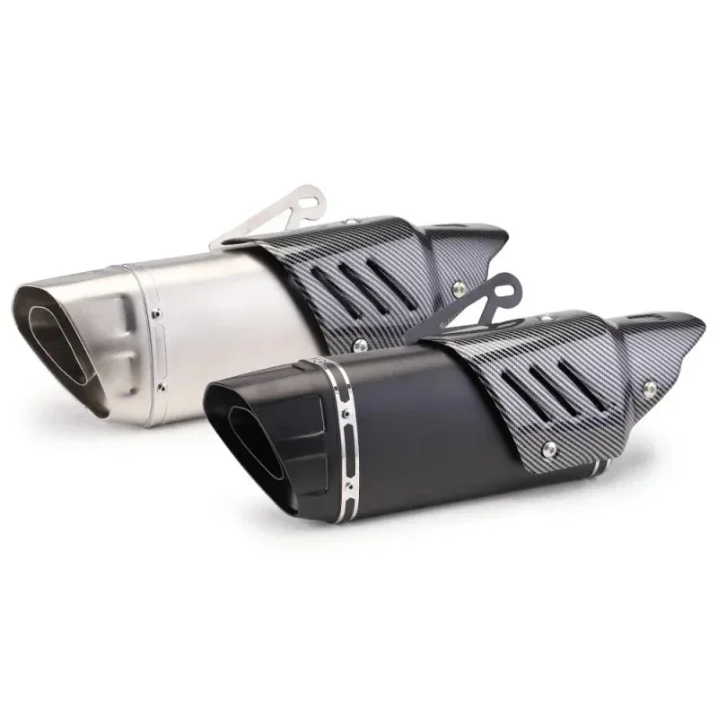 For KTM RC 125 250 390 for Ninja Z 400 250 Z900 ZX6R YAMAHA R6 Universal 51mm Motorcycle Exhaust Muffler Escape Silencer AKR