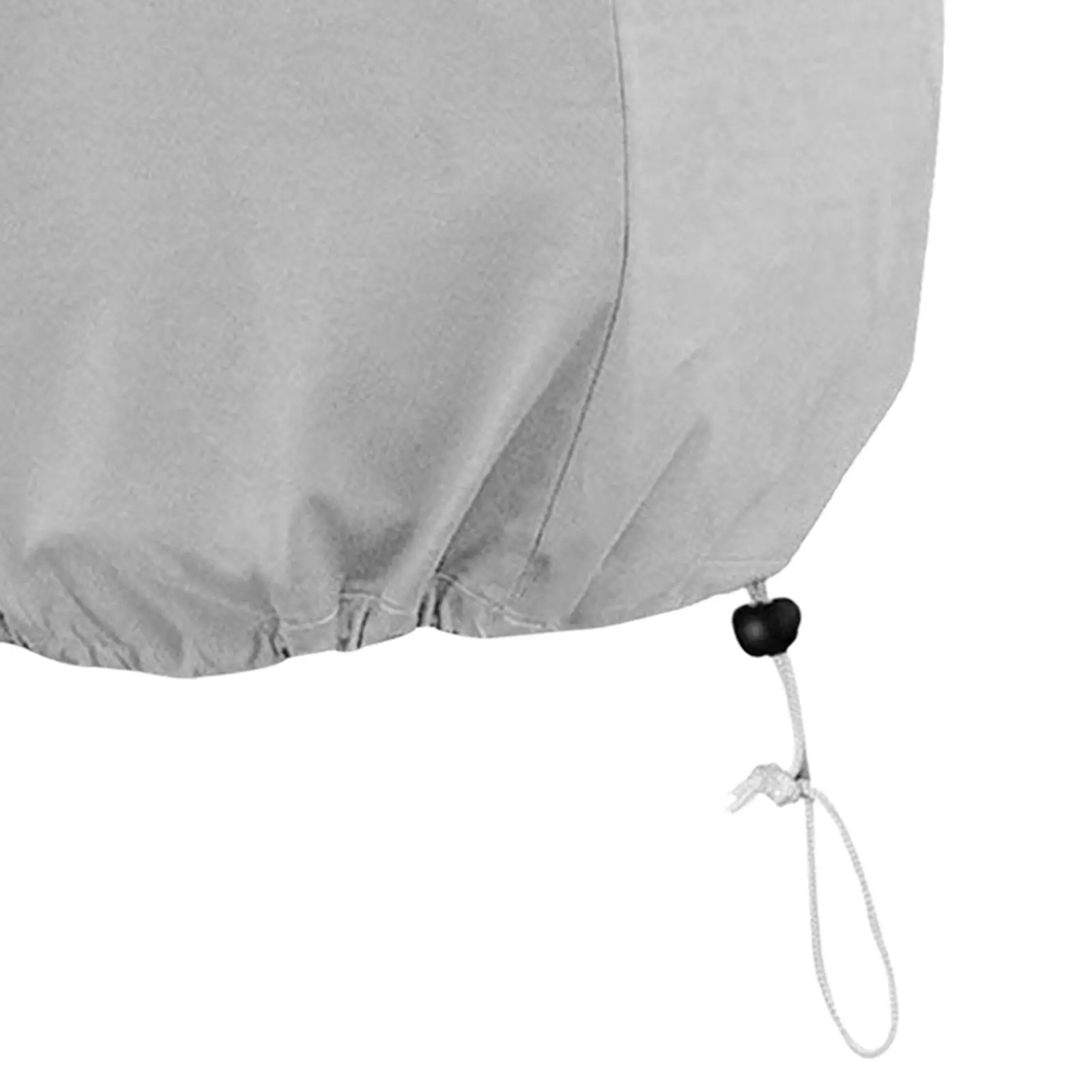 Boat Outboard Motor Cover with Drawstring Easy to Install Heavy Duty Sun Protection Water Resistant Boat Engine Hood Cover