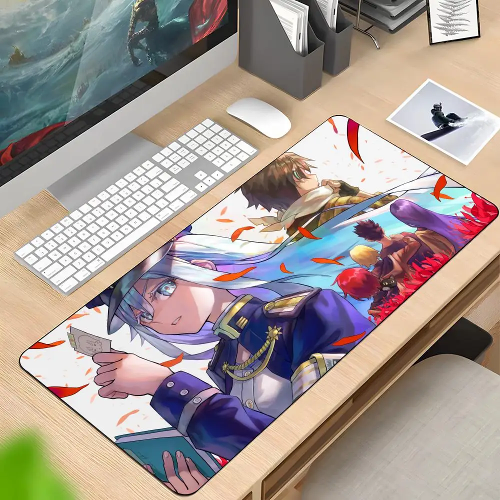 

Anime 86 Eighty Six Vladilena Lena Mouse Pad Rubber Antislip Keyboard Pad 40x90cm Mousepad Gaming Accessories XXL Office Com