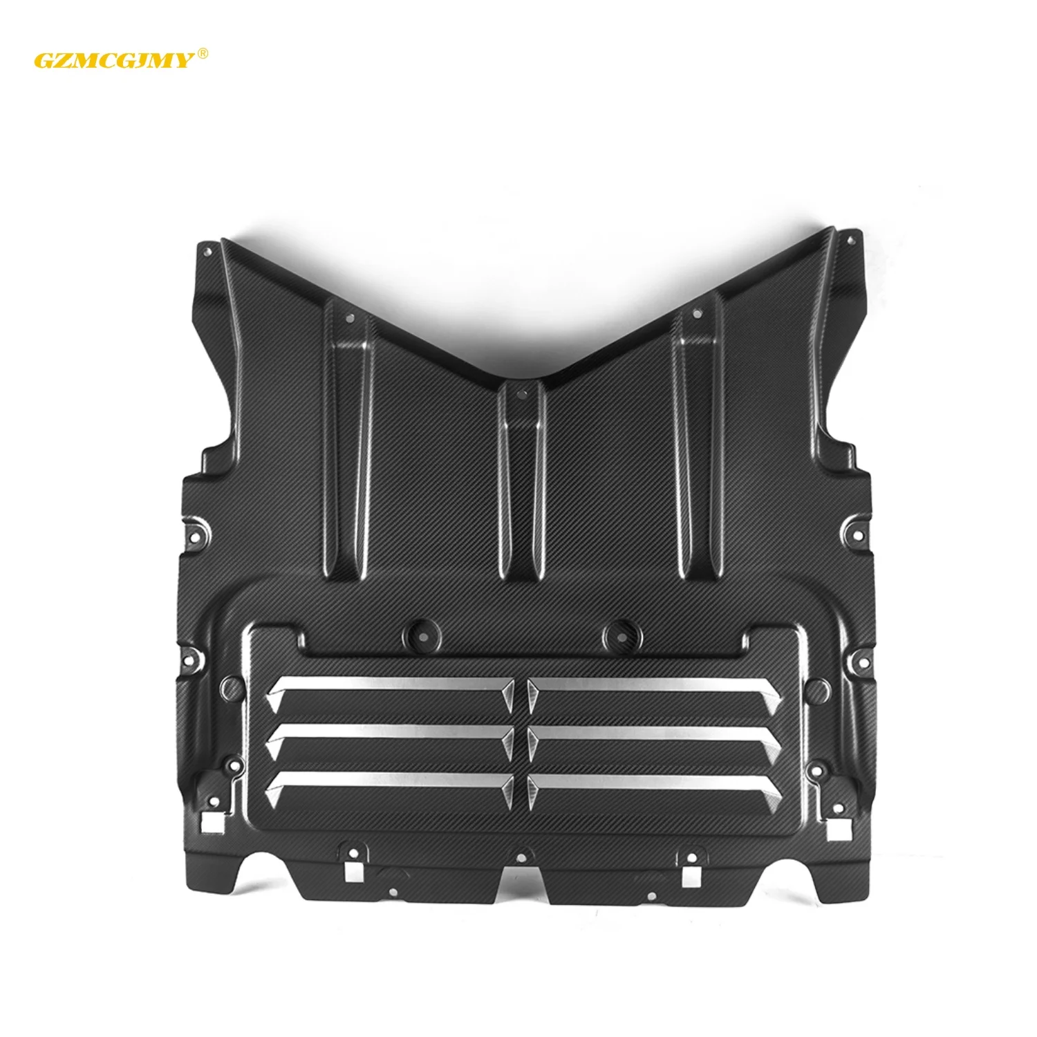 2025 Dry Carbon Fiber Lower Guard Plate Oil Cooler Skid Plate For BMW M5 G90 G99 OEM Style 2025 Engine Oil Cooling Guard Plate