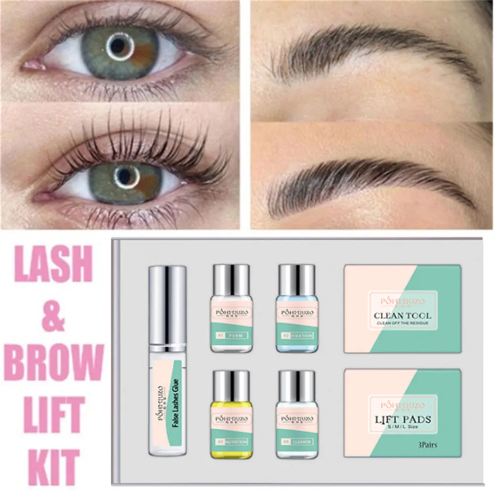 

1 Set Dropshipping eye Lash Lift Kit Lifiting Eyelash Enhancer Calia Set Lashes Perm Eyes Makeup Tools kit lifting de pestañas