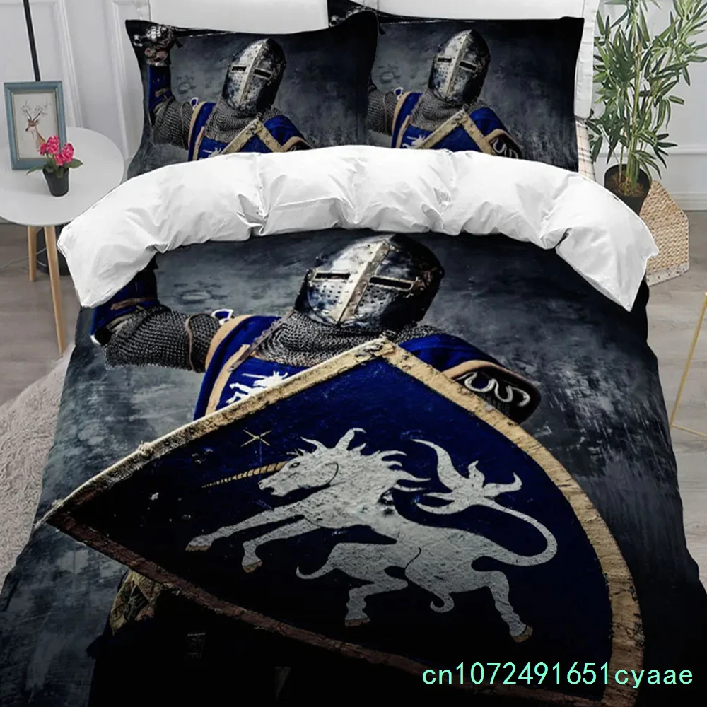 3D Print Holy Knights Bedding Set Boys Girls Twin Queen King Size Duvet Cover Pillowcase Bed Boys Adult Home Textileextile