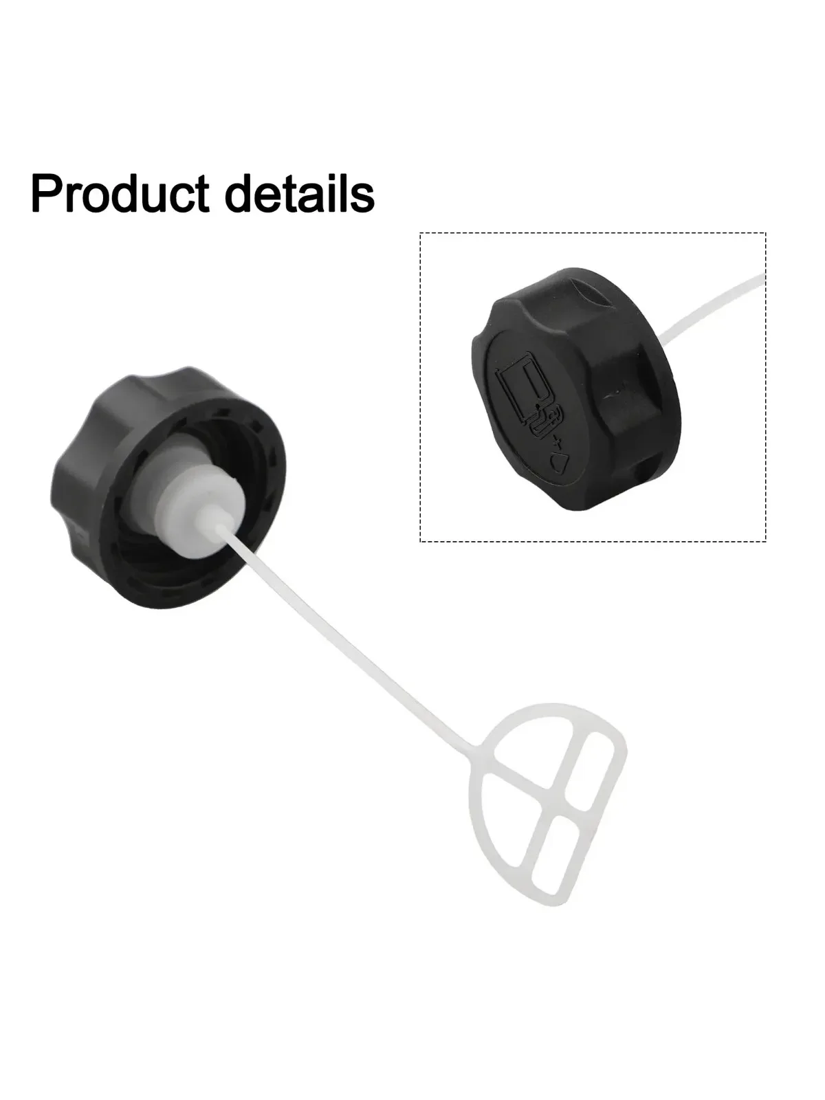 Bouchon de réservoir de carburant pour scooter à essence 43cc 49cc 52cc 55cc et moteurs multi-outils de jardin, réservoir de carburant, accessoires de débroussailleuse multi-outils