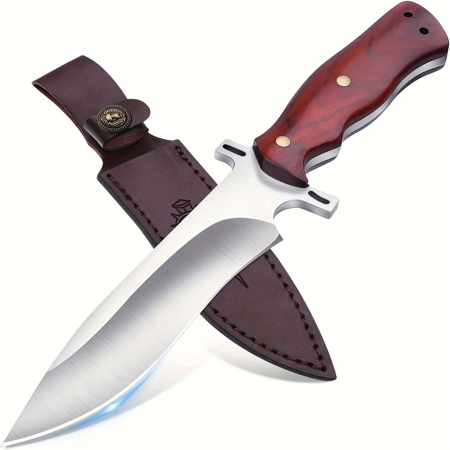 Outdoor High-Hardness Military Tactical Knife, EDC Fixed Blade, Self-Defense, Multi-purpose Wilderness Survival Knife