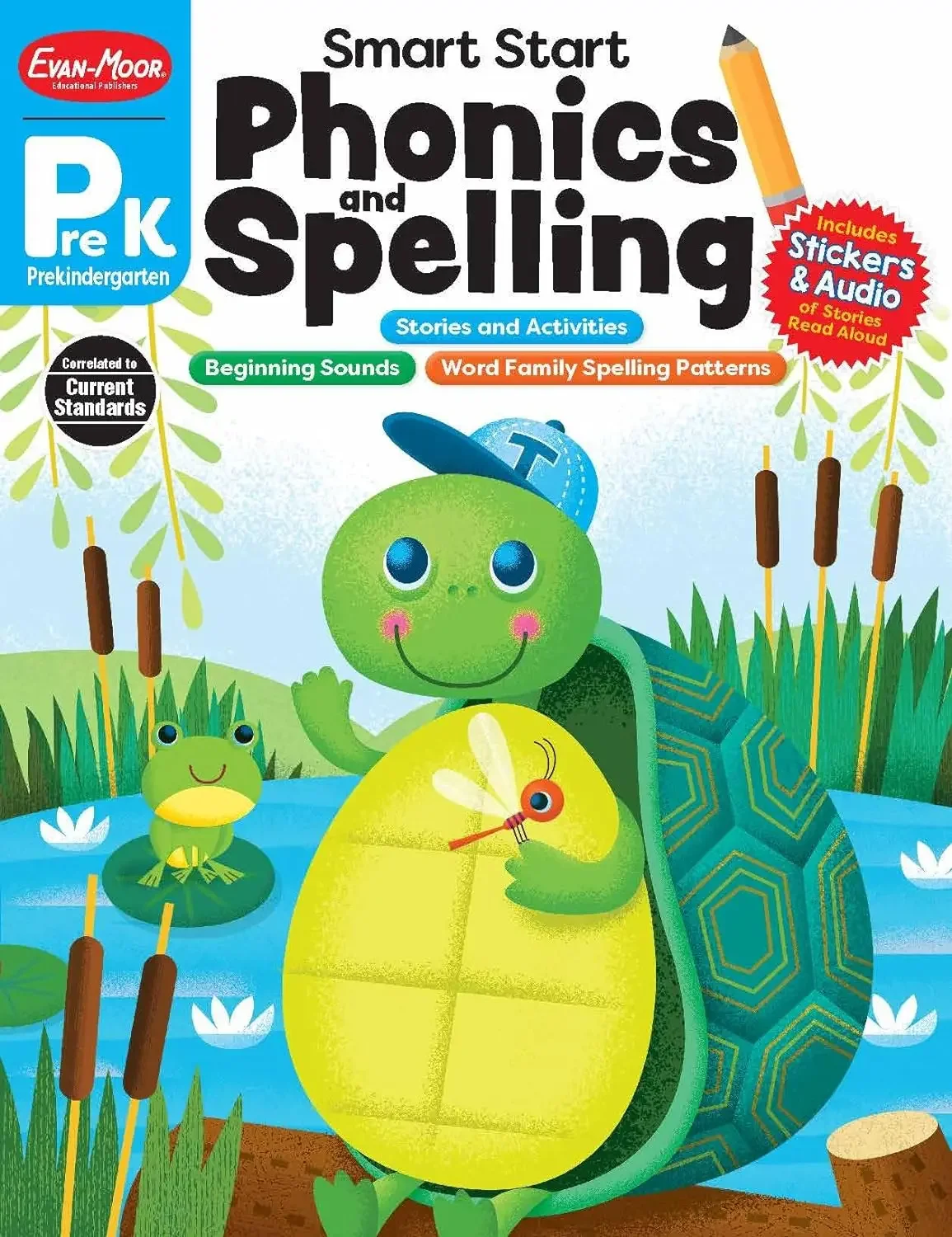 Evan-Moor Smart Start Phonics and Spelling Workbook for Preschool,,aged 2 3 4 5, English book 9781645142751