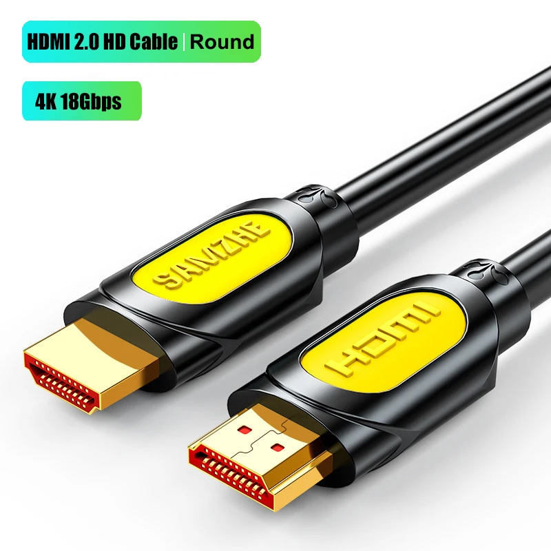 Samzhe Hdmi 2.0 Kabel 4K/60Hz 18Gbps Hdmi Digitale Kabels Hdmi 2.0 Kabel Splitter Voor HDR10 + PS5 Schakelaar Kabel Hdmi 2.0