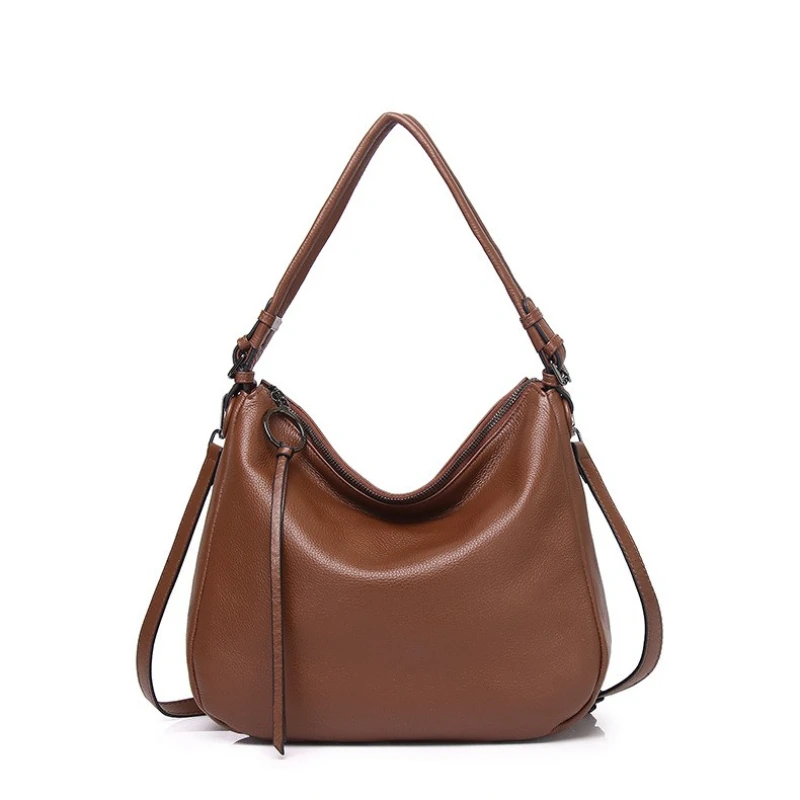 

Jonlily Women Genuine Leather Shoulder Bag Female Handbag Totes Casual Crossbody Bag Small Daybag Commuter Bag Purse -KG2139