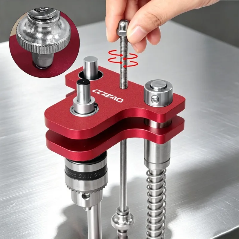 High Precision Electric Drill Vertical Drilling Bracket Aluminum Woodworking Vertical Hole Puncher Bench Drill Support Stand