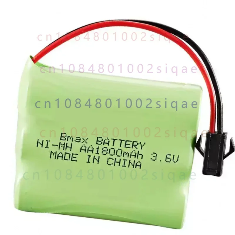 New 3.6V 1800mAh 3x AA SM Plug Replacement Battery For RC Toys 50*42*14mmClippers