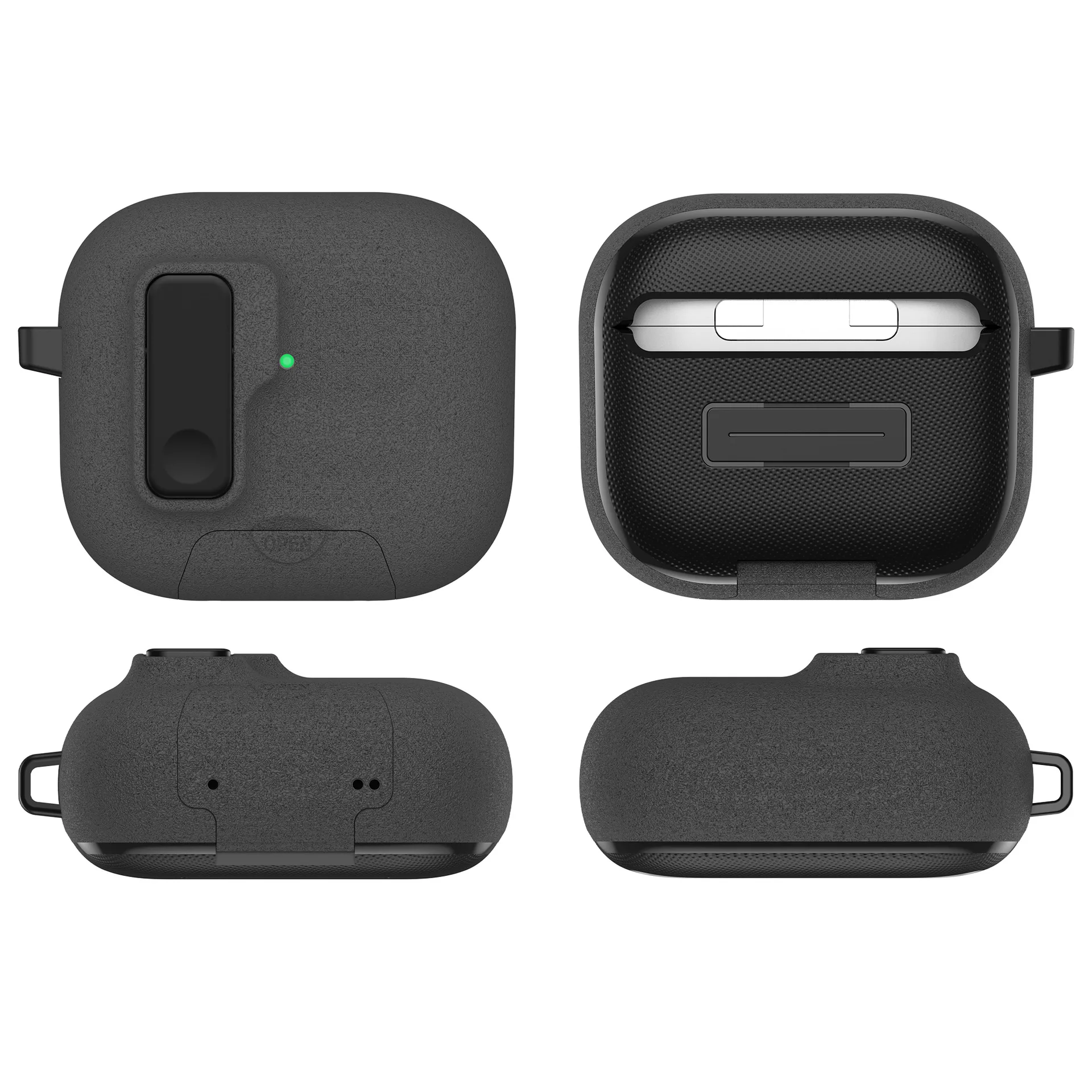for AirPods 5/4 Case (2026) with Secure Lock & Phone Stand  Earphone Accessories with Cleaner Pen for AirPods Pro 3rd Generation