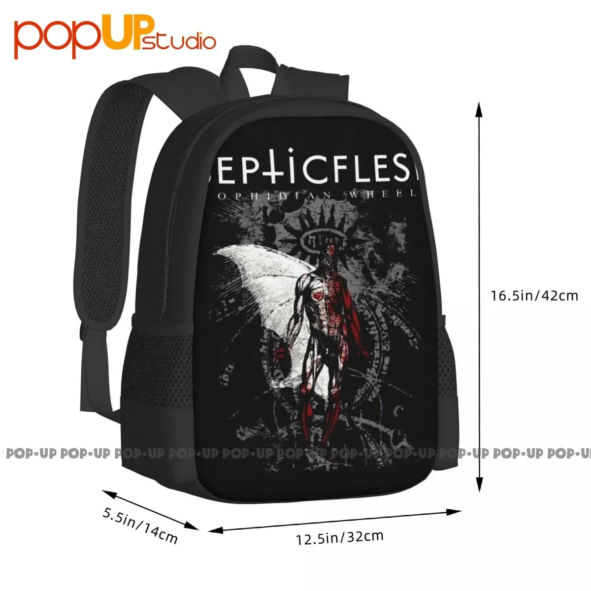 Zaino con ruota Ophidian Septic Flesh Borse ecologiche di grande capacità per palestra di nuovo stile per i viaggi