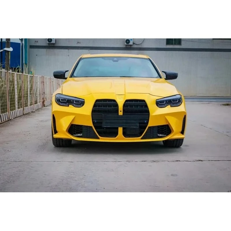 For 3 Series G20 G28 Upgrade G80 M3 Front Bumper Body Kits Latest VersionBody Parts New M3 Style With Hood 4