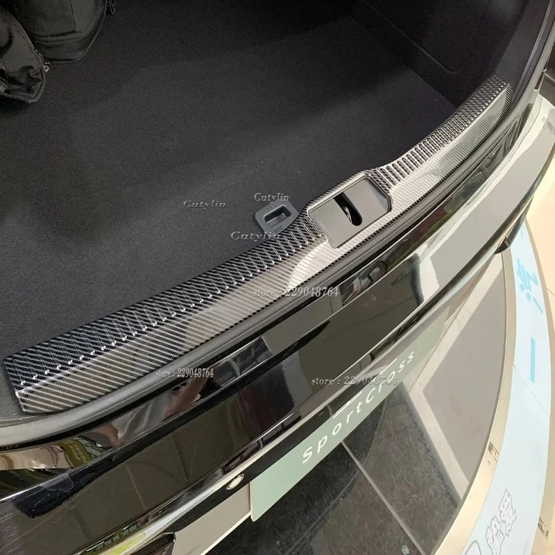 

For Toyota Crown Sport Cross 2023 2024 Inner Rear Trunk Bumper Guard Rear Trunk Sill Protector Plate Cover Trim Accessories