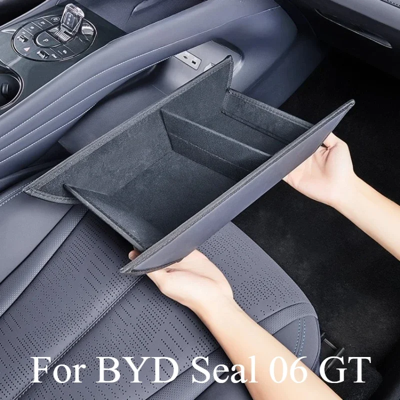 For BYD Seal 06 GT Height Increase Under Central Control Armrest Storage Box Separation Layer Storage Box Auto Supplies