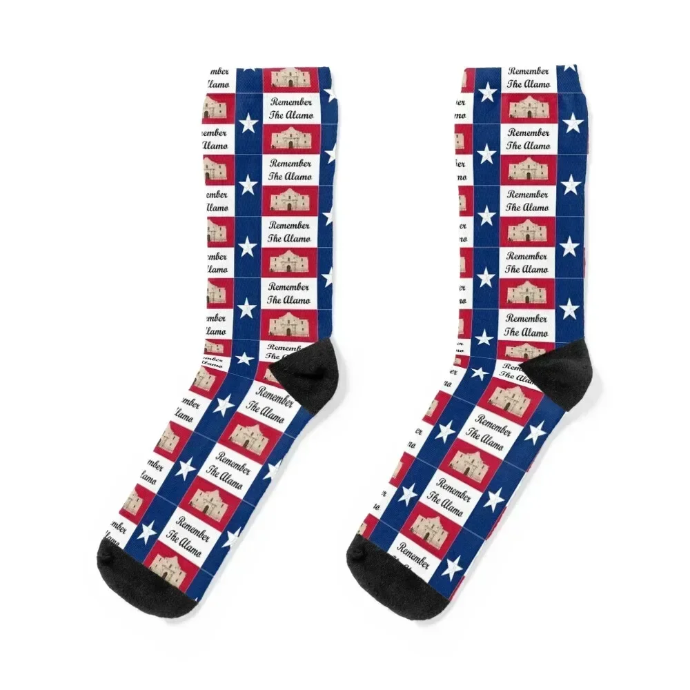 Remember The Alamo Socks Wholesale winter thermal floral Heating sock Socks Ladies Men's