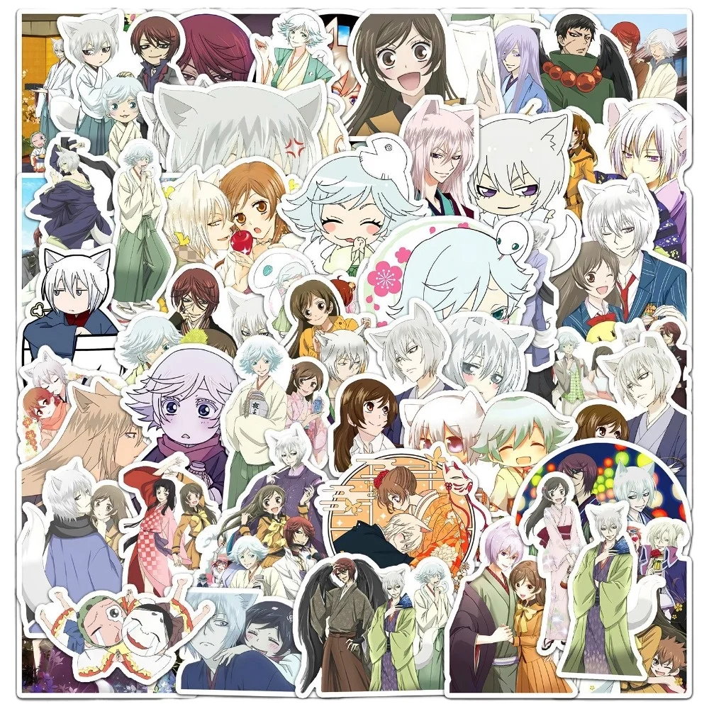 50pcs Kamisama Love Self-adhesive Anime Stickers Manga Cartoon Girls Kamisama Kiss Kawaii Drawing Doodle Grafitti Decorations