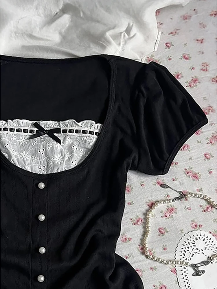 

Оригинальная винтажная футболка Bla ort Sve, женский моющийся топ, искусственный двухсекционный хлопок, весенне-летняя одежда