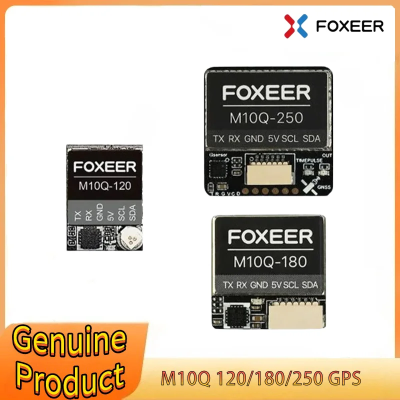 

Foxeer M10Q-120 / M10Q-180 / M10Q-250 M10 Dual Protocol GPS Built-in QMC5883 Compass Ceramic Antenna for RC Airplane FPV Drone