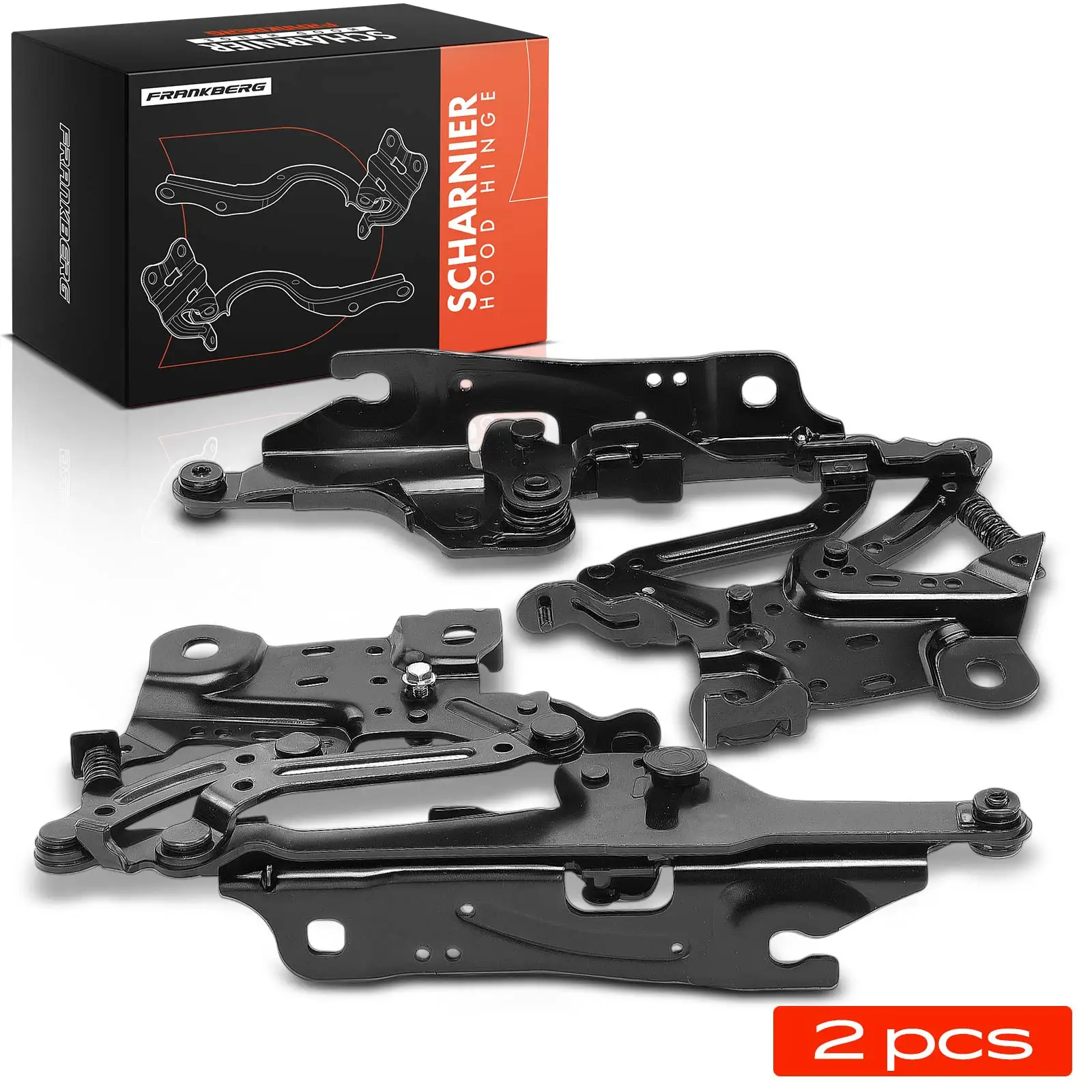 Frankberg 2x Scharnier Motorhaube Vorne für MINI F55 F56 F57 41007370302 41007370301