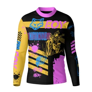 قمصان ركوب الدراجات بأكمام طويلة للرجال MTB Maillot دراجة جيرسي تنفس سريع جفاف جبلي برو فريق دراجة رياضية 2022 أفضل 8 ملابس لركوب الدراجات مبيعا - رقم 6