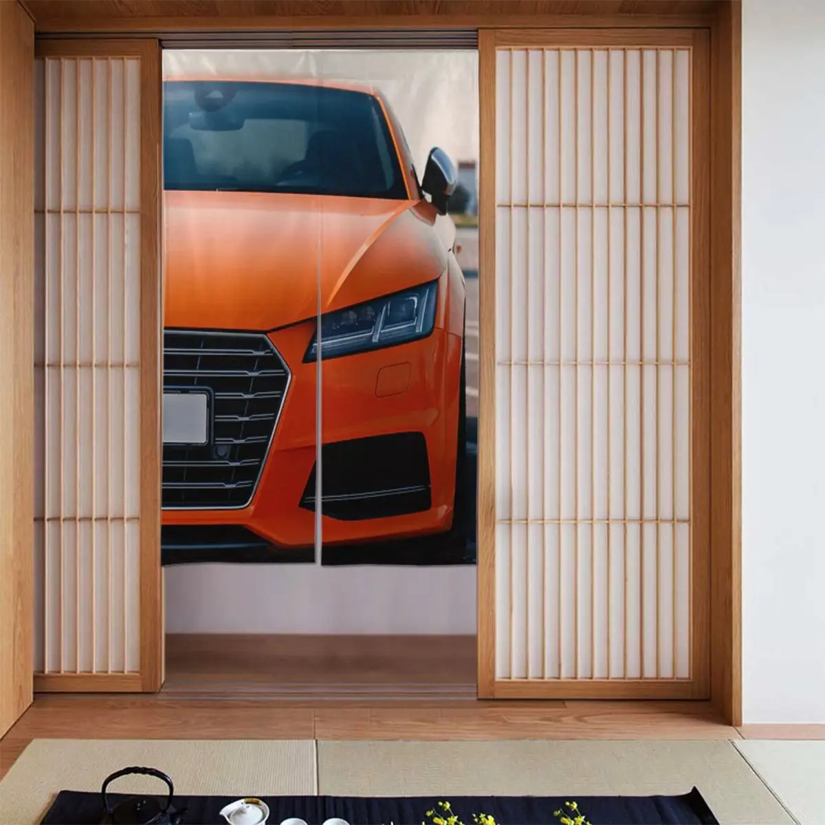 Cortina para puerta con diseño de Bugatti Veyron Grand Sport Vitesse, cortina para pasillo de tienda de ropa