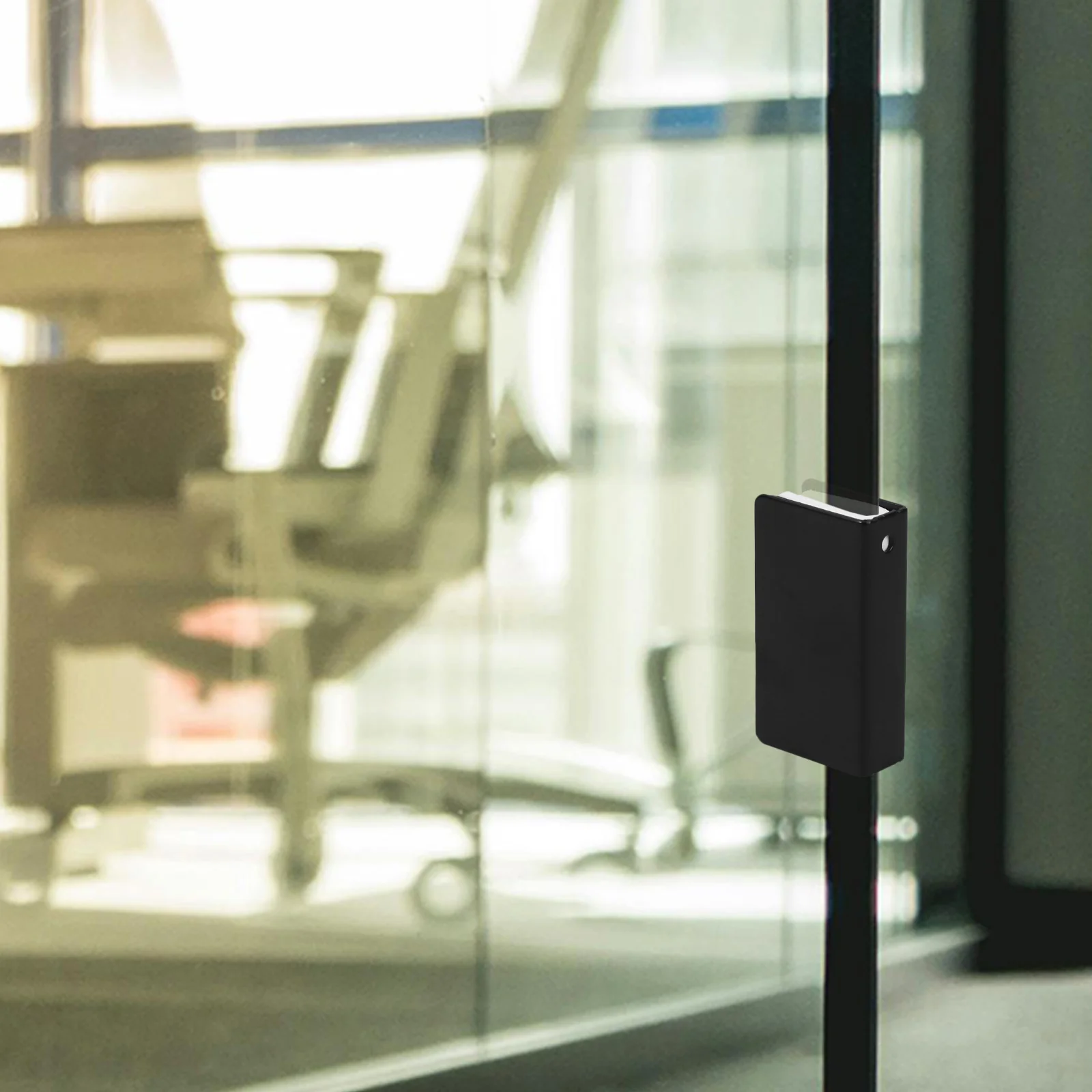 

4pcs Stainless Steel Glass Door Hinges Clip for Cabinet Bathroom Latch Clamp Strike Plate Cupboard Glass Door Accessory