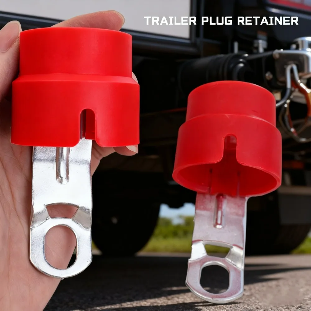 

Trailer Wiring Connector Bracket Plug Holder Protective Cover Mount 7 Pin 13 Pin for Car Truck Trailer ABS Metal Towing Socket