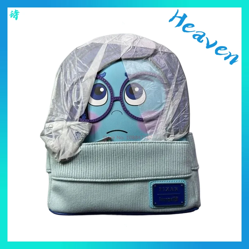 

New Hot Loungefly Disney Pixar Inside Out Sadness Cosplay Mini-rucksack Women's Casual Bag Children's Schoolbag Student Gift