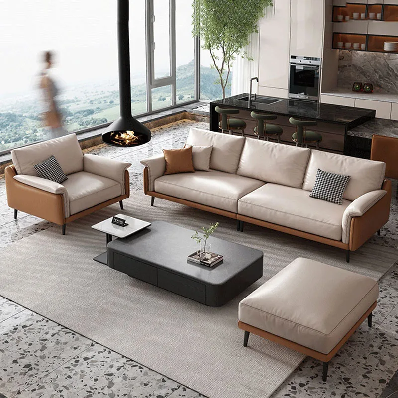 

Modern Living Room Puffs Sofa Lazy Corner Designer Italiano Recliner Sofas Nordic Floor Lounge Sillon Cama Salon Furniture DWH