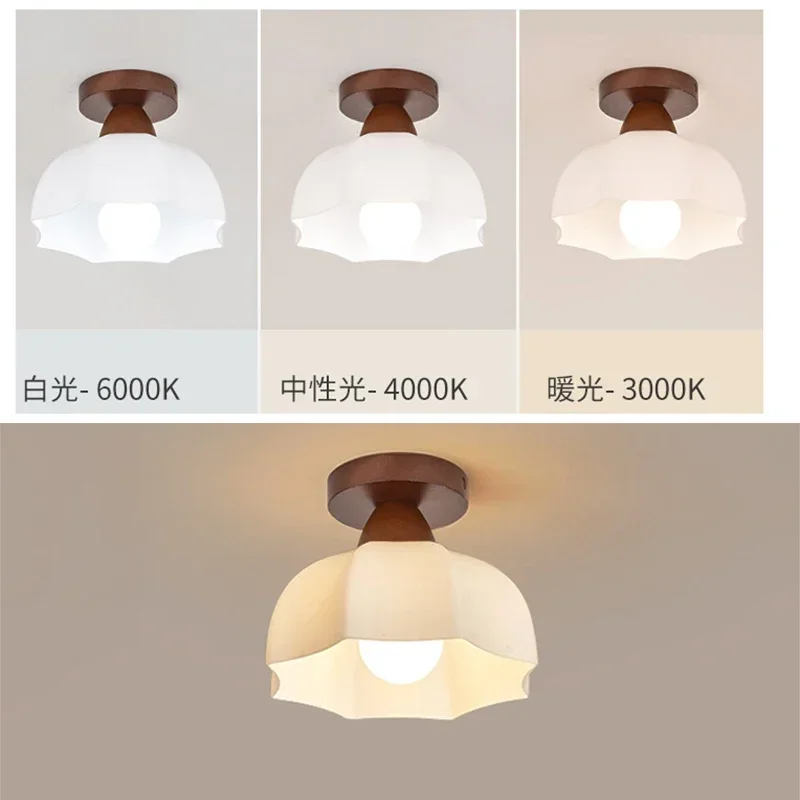 الرجعية الزجاج Led أضواء السقف الممر الممر المدخل الثريا مصباح السقف للديكور غرفة المعيشة غرفة الطعام المطبخ غرفة نوم #6