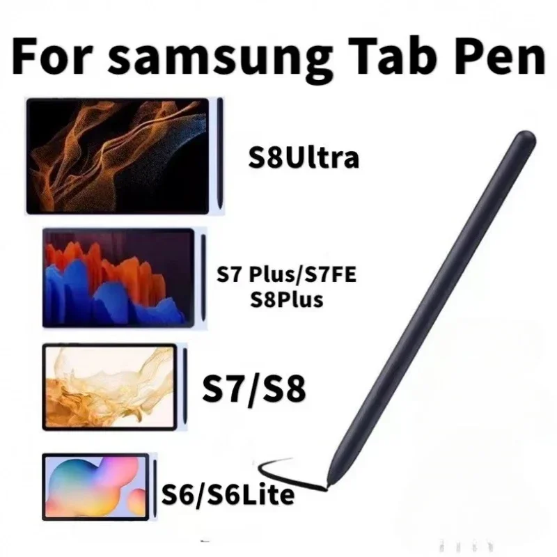 For samsung Stylus S Pen para Tablet, Desenho Stylus, Caneta de Toque para Tab, S6Lite, S7FE, S7, S7Plus, S8, S6,  Bluetooth,