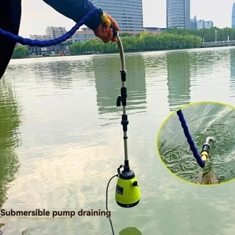 새로운 DC 잠수정 펌프 리튬 배터리 무선 물 20V 농업 소형 가정용 빗물 깨끗한 물 하수