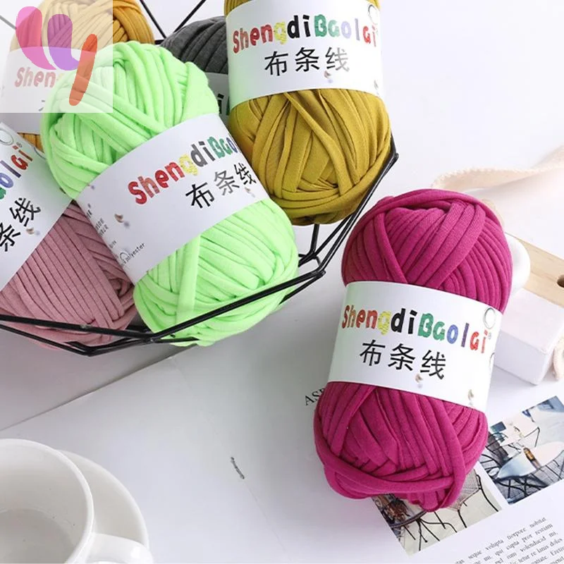 High Elastic Cloth Thread With Multiple Assorted Colors And Slight Elasticity For DIY Knitting Crochet Handmade Craft Projects